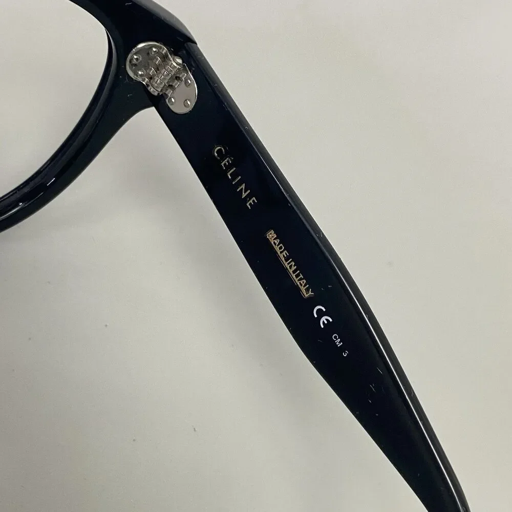 CELINE CL41755 Audrey 807/3H Black Cat eyeglasses 55-22-145 Italy Classic Frame